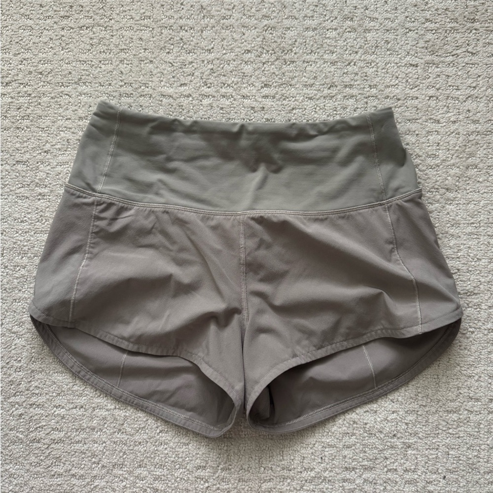 Lululemon Athletica Women's Tan Speed Up Athletic Shorts
